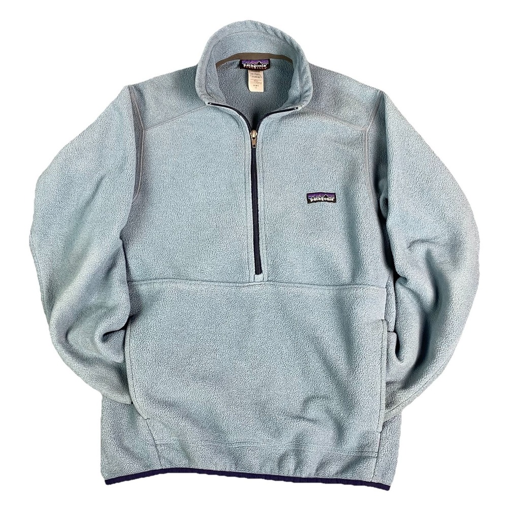 Vintage Patagonia Mens Synchilla 1/4 zip Fleece Pullover Sweater Marsupial‎ XS